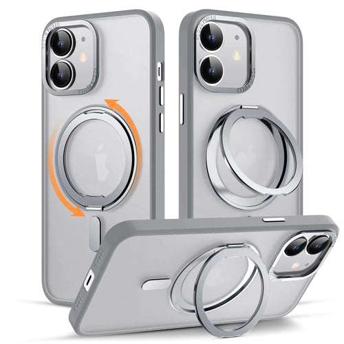 iPhone 11 Phone Case with 360° Rotatable Magnetic Ring Stand