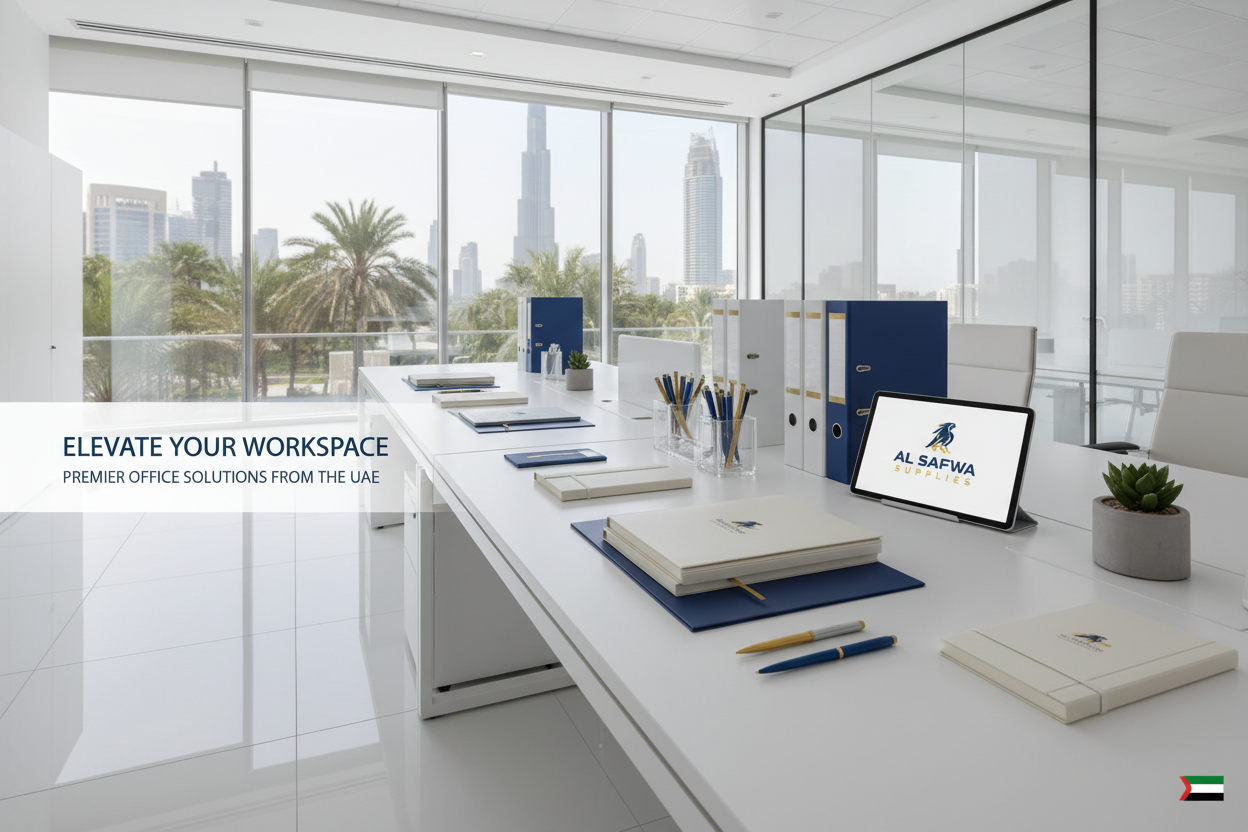 advertisment banner related uae adveritisng company like offic esupply and stationery supplie