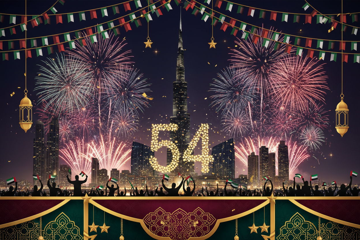 celebrating mega uae national day